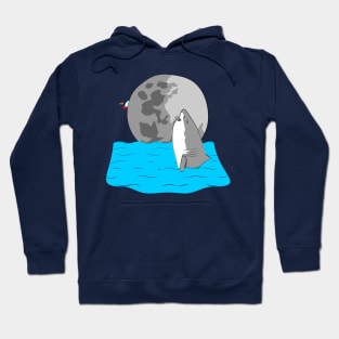 Shark in the Water Hoodie